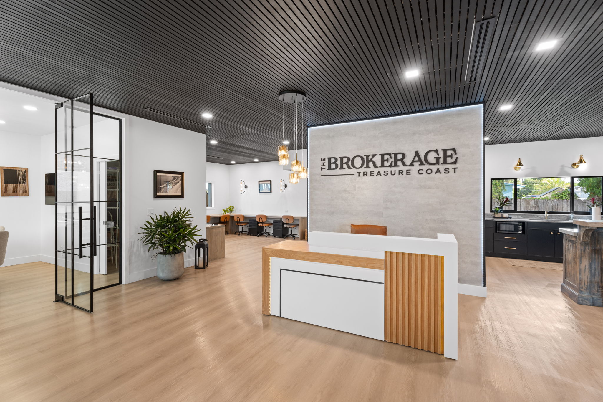 The Brokerage Treasure Coast office interior